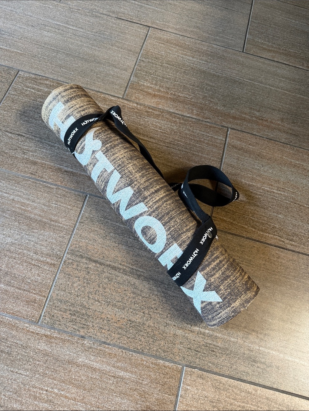 HOTWORX  Yoga Mat with Carry Strap